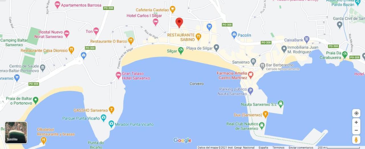 Desconectaengalicia Castelao, 50M Playa Silgar Apartment Sanxenxo Exterior photo